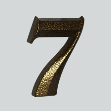Gomboss/Perfekto 7 Antik bronz házszám kerti dekoráció