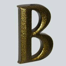 Gomboss/Perfekto B Antik bronz házhoz betű kerti dekoráció