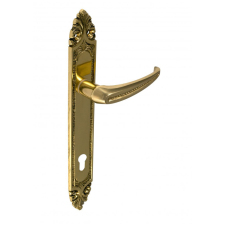 Gomboss/Perfekto Barokk Kilincsgarnitúra Réz 92 mm PZ zár és alkatrészei