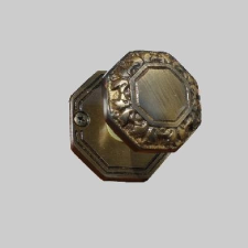 Gomboss/Perfekto Barokk Lengőajtó gomb Antik súrolt felület zár és alkatrészei