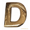 Gomboss/Perfekto Betű Nagy D 6,5 cm Réz