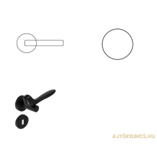 Gomboss/Perfekto Birdy "G01" Fekete Szín PZ Gomb/Kilincs zár és alkatrészei