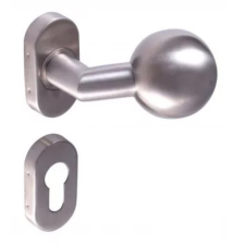 Gomboss/Perfekto Gomb Asszimetrikus Rozsdamentes inox OVÁL jobbos Fix-Forgó pár zár és alkatrészei