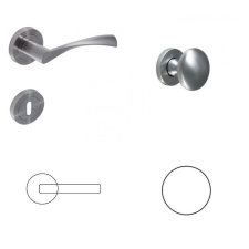 Gomboss/Perfekto Gréta Pro Szatén Króm Felület PZ Gomb/Kilincs zár és alkatrészei