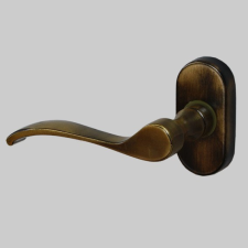 Gomboss/Perfekto Lara antik bukó-nyíló kilincs Jobbos (mechanika: 990187 + fedlap 990181) zár és alkatrészei