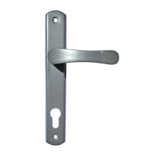 Gomboss/Perfekto Larina Pajzsos Szögletes szürke szín 90 mm PZ zár és alkatrészei