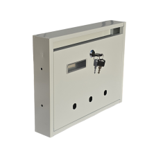 Gomboss/Perfekto Lépcsőházi Postaláda (Rio) 350Mm X 270Mm X 60Mm Lefele Nyíló Névjegy Szürke postaláda