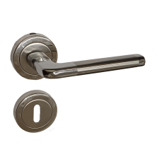 Gomboss/Perfekto Lindo Körrozettás Szatén és fényes króm WC - KIFUTÓ TERMÉK zár és alkatrészei