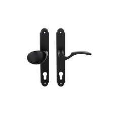 Gomboss/Perfekto Martin Fekete Asszimetrikus Gomb-Kilincs 85 mm BB BALOS zár és alkatrészei