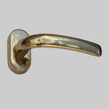 Gomboss/Perfekto Márton Réz Nagyalakú Ablakfélkilincs Pozíciónáló Mechanikával zár és alkatrészei