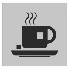 Gomboss/Perfekto Piktogram Kávé Tea üzletberendezés, dekoráció