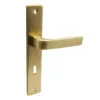 Gomboss/Perfekto Soleno ajtókilincs pajzsos Arany 85 mm BB