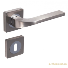 Gomboss/Perfekto Style Light Négyzetrozettás Szatén Króm Felület WC zár és alkatrészei