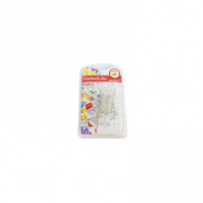  Gombostű gyémánt, nagyfejű víztiszta 20db/cs rövidáru