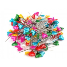  Gombostű szív alakú - 150 db dekorációs kellék
