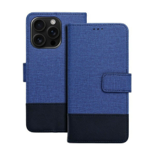 Gomma iPhone 16 flip/oldalra nyíló tok kártyatartó résszel, kék tok és táska