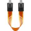 Goobay 11953 Type-F antenna hosszabbító kábel 0.2m - Narancs
