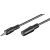 Goobay 50090 audio kábel 5 M 3.5mm Fekete