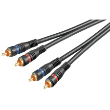 Goobay 50119 2x RCA apa - 2x RCA apa Kábel (3m) kábel és adapter