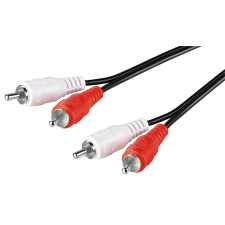 Goobay 50407 2x RCA apa - 2x RCA apa Kábel (2.5m) (50407) kábel és adapter