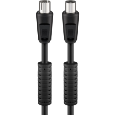 Goobay 50743 Koax zavarszűrős antenna kábel 3.5m - Fekete (50743) kábel és adapter