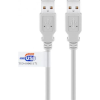 Goobay 50796 USB kábel 2 M USB 2.0 USB A Szürke (JAB-758935)