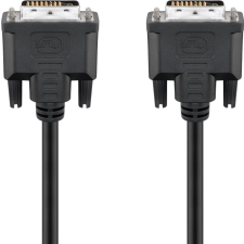 Goobay 50851 DVI-D - DVI-D Kábel 2m - Fekete kábel és adapter