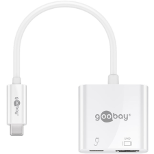 Goobay 51775 USB-C apa - USB-C/HDMI anya Adapter kábel és adapter