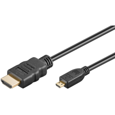 Goobay 53784 Micro HDMI - HDMI 4K 60Hz kábel 1.5m - Fekete (53784) kábel és adapter