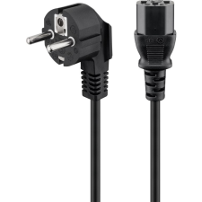 Goobay 59566 250V Hálózati tápkábel 1.8m - Fekete (59566) kábel és adapter
