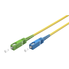 Goobay 59659 optikai patch kábel OS2 Simplex 2m - Sárga (59659) kábel és adapter