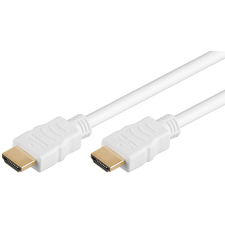 Goobay 61023 HDMI 2.0 kábel Ethernettel 7.5m - Fehér kábel és adapter