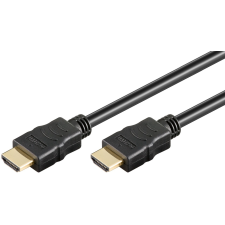 Goobay 61161 High Speed HDMI 2.0 - HDMI 2.0 Kábel 5m - Fekete kábel és adapter