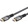 Goobay 64999 Ultra High Speed HDMI 2.1 - HDMI 2.1 Kábel 0.5m - Szürke