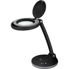 Goobay 65576 LED Asztali lámpa nagyítóval - Fekete világítás