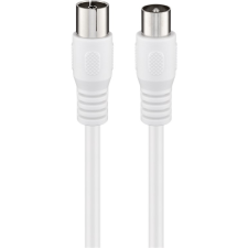 Goobay 66614 Koax antenna kábel 2m - Fehér (66614) kábel és adapter