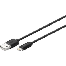 Goobay 72906 USB 2.0 - Lightning 8pin adat- és töltőkábel 2m - Fekete mobiltelefon kellék