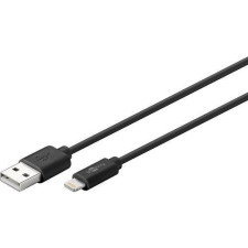 Goobay 72906 USB 2.0 - Lightning 8pin adat- és töltőkábel 2m - Fekete (72906) kábel és adapter