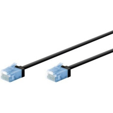 Goobay 74238 U/FTP Cat6a Patch kábel 3m - Fekete (74238) kábel és adapter