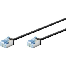 Goobay 74315 U/FTP Cat6a Patch kábel 0.15m - Fekete (74315) kábel és adapter