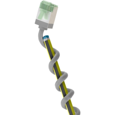 Goobay 74344 U/FTP Cat8.1 Patch kábel 0.25m - Szürke (74344) kábel és adapter