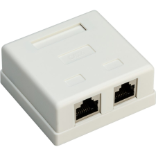 Goobay 77635 2x RJ45 CAT6 Fali csatlakozó doboz (77635) villanyszerelés
