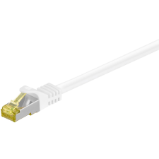 Goobay 91101 S/FTP CAT6A Patch kábel 30m - Fehér (91101) kábel és adapter