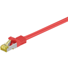 Goobay 91607 S/FTP CAT7 Patch kábel 2m - Piros (91607) kábel és adapter