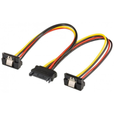 Goobay 95115 SATA apa - 2x SATA anya tápkábel 0.2m (95115) kábel és adapter
