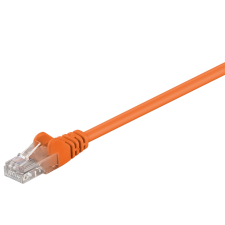 Goobay 95233 U/UTP Cat5e RJ45 Patch kábel 3m - Narancssárga (95233) kábel és adapter