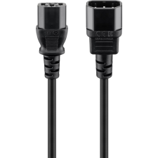 Goobay 95287 250V Tápkábel hosszabbító - 3m kábel és adapter