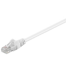 Goobay 95564 Szerelt UTP kábel 1,5m fehér szín kábel és adapter