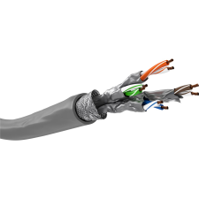 Goobay 96095 S/FTP CAT6a Installációs kábel 305m - Szürke (96095) kábel és adapter