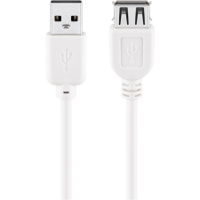 Goobay 96288 USB 2.0 Hosszabbító kábel - Fehér (5m) kábel és adapter